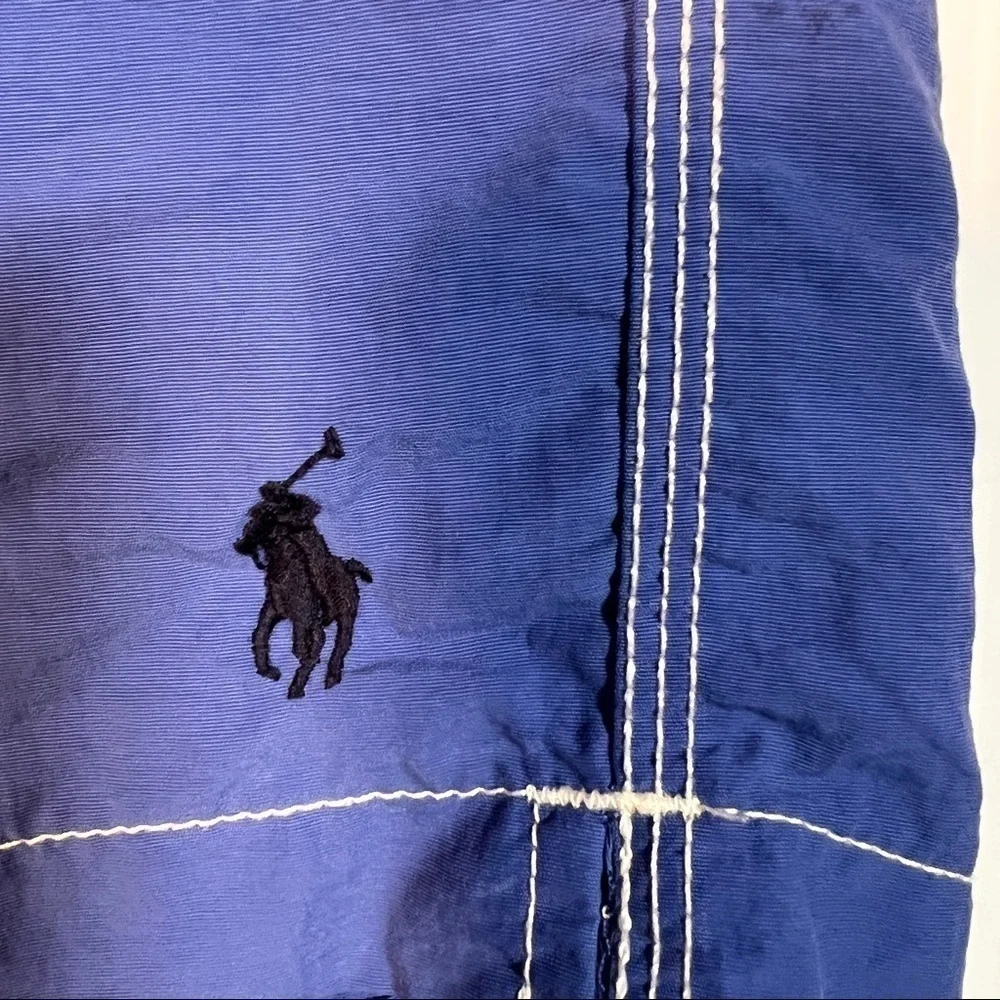 POLO RALPH LAUREN Swimwear. Blue w/cargo pocket, side pockets & key pocket. M